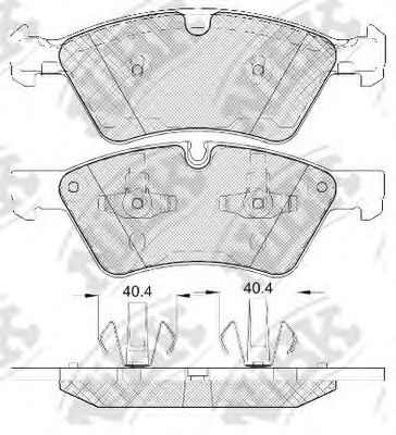 Колодки тормпер NIBK PN0500W