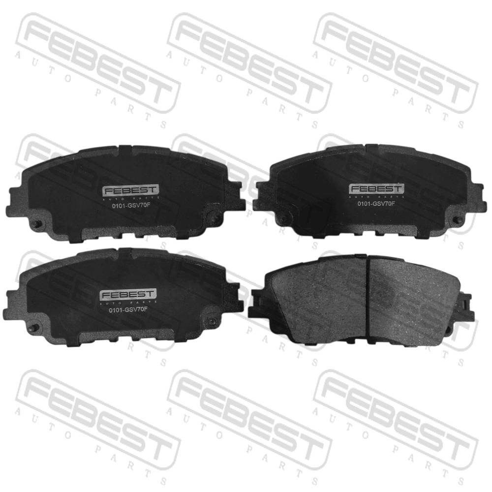 Колодки тормозные передние FEBEST 0101GSV70F