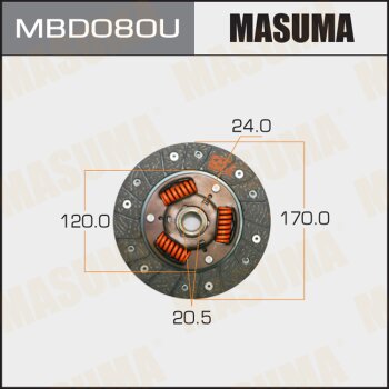 Диск сцепления MASUMA MBD080U