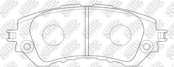 Колодки тормпер NIBK PN21004