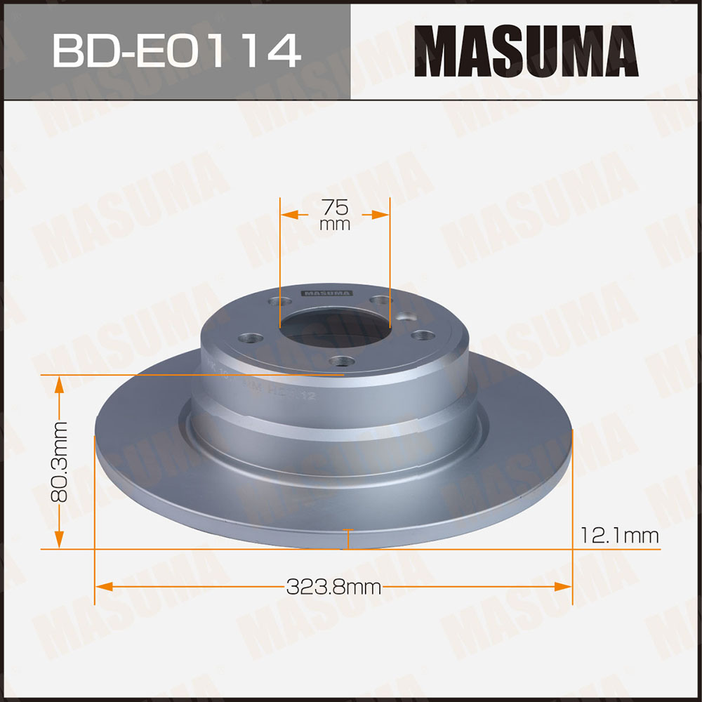 Диск Торм Задн Bmw X5 (E53) 1999 - 2006 Masuma арт BD-E0114 MASUMA BDE0114