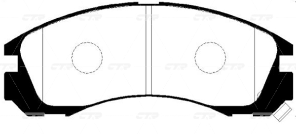 Колодки тормпер (старый арт CKKH-25) CTR GK0479