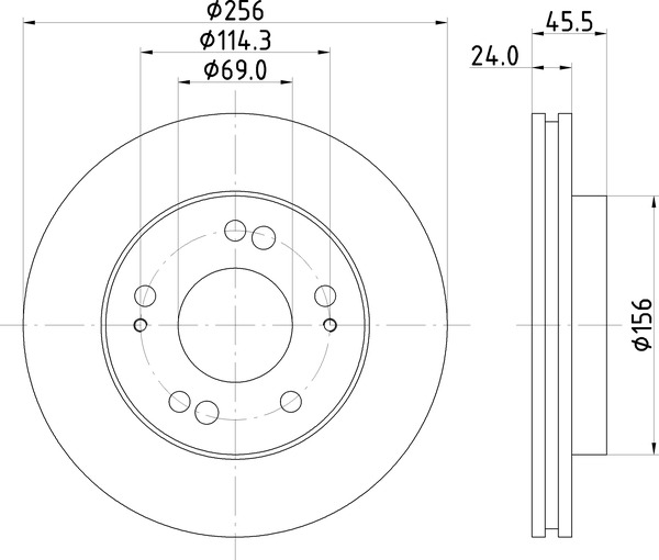 Тормозной диск NISSHINBO ND3010K