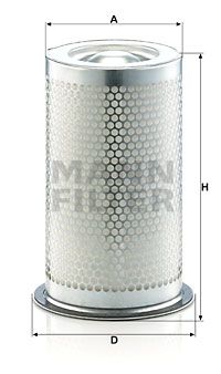 Воздушно-масляный сепаратор 430_350_550 MANN LE61002X