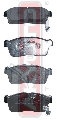 КОЛОДКИ ТОРМОЗНЫЕ ДИСКОВЫЕ ПЕРЕДНИЕ AKYOTO AKD9443