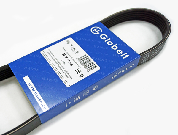 Ремень поликлиновой 6PK1615 GLOBELT 6PK1615