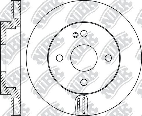 Диск Тормозной NiBK арт RN1903 NIBK RN1903