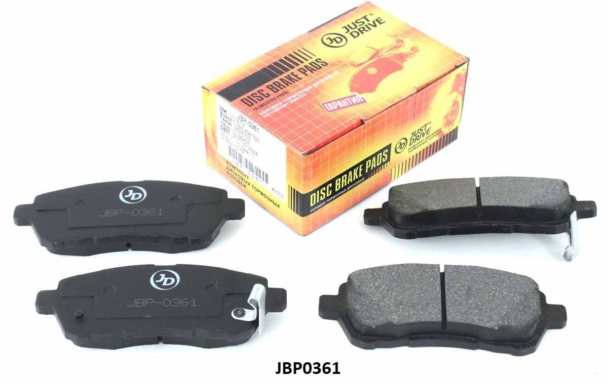 Колодки тормозные JD JBP0361
