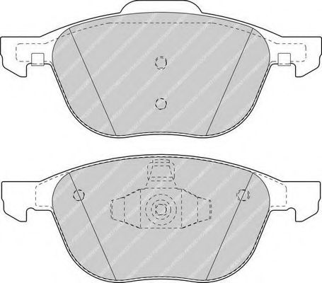 Колодки торм пер FERODO FDB1594