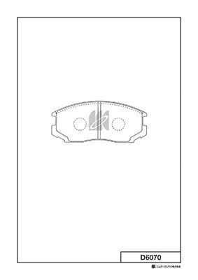 Колодки тормозные KASHIYAMA D6070