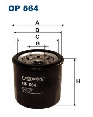 Фильтр масляный FILTRON OP564