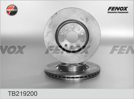 ДИСК ТОРМОЗНОЙ VW Passat 14TSi/16/20TDi 05-   3 FENOX TB219200