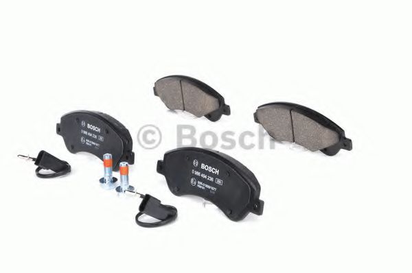 Колодки тормозные дисковые BOSCH 0986494236