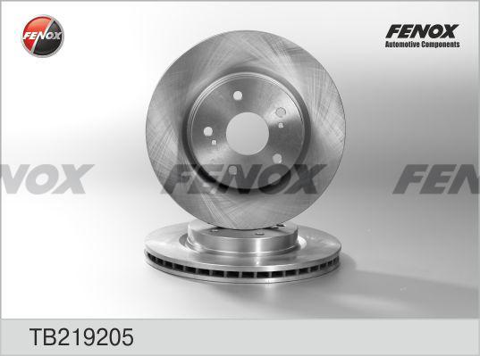 ДИСК ТОРМОЗНОЙ FENOX TB219205