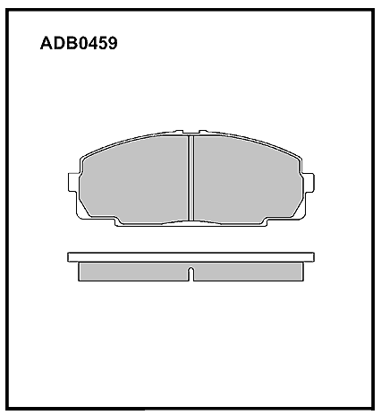 КОЛОДКИ ТОРМОЗНЫЕ ALLIED-NIPPON ADB0459