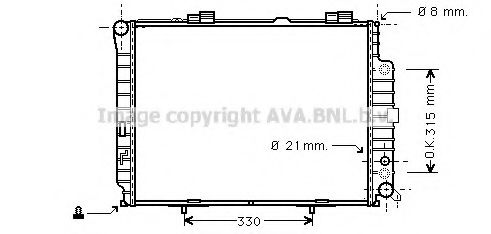 Радиатор AVA MSA2228