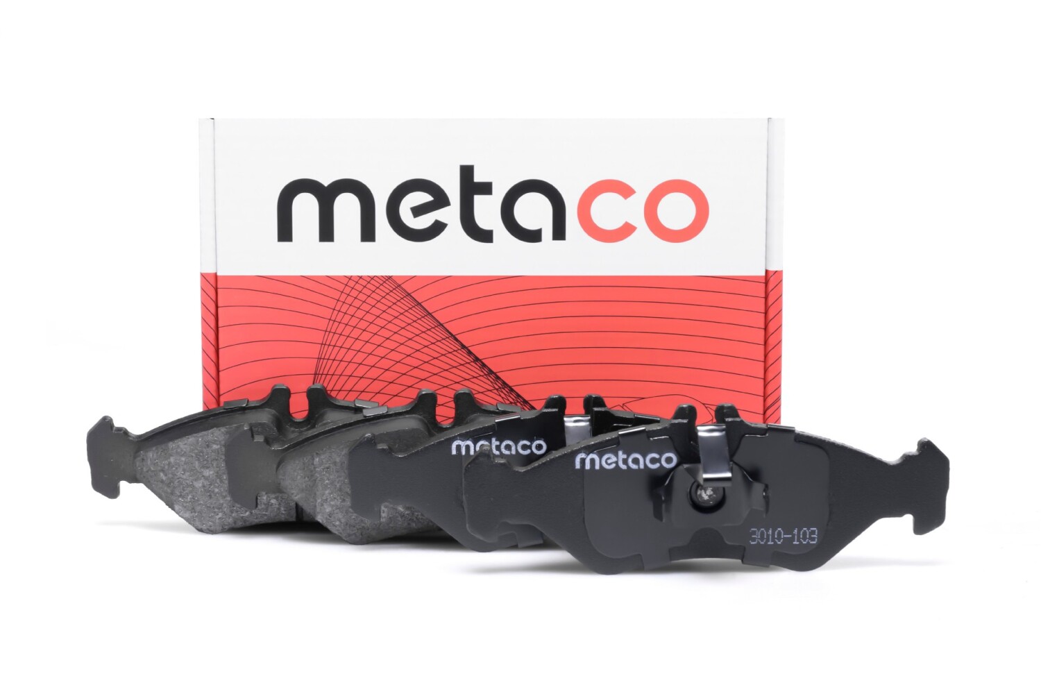 Колодки тормозные задние дисковые к-кт METACO 3010103