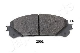 Колодки тормпер JAPANPARTS PA2001AF