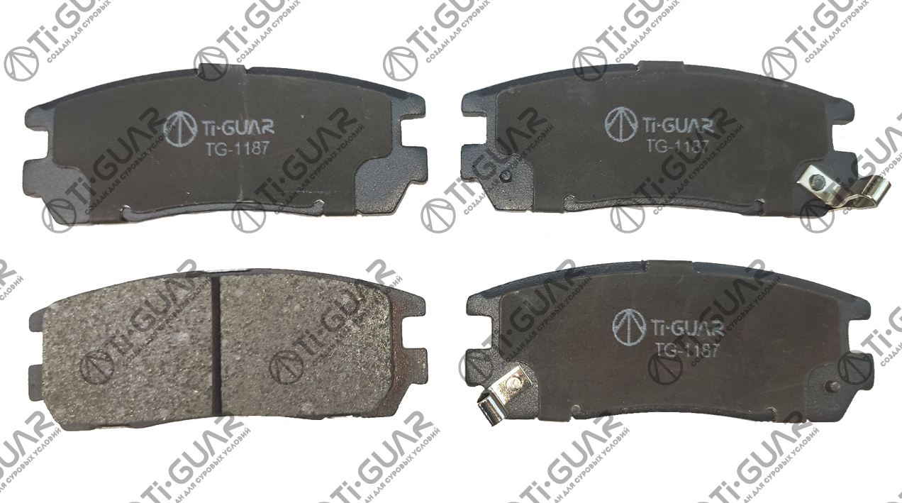 Тормозные колодки TG-1187/97039269* TiGUAR TI-GUAR TG1187