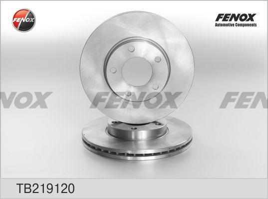 ДИСК ТОРМОЗНОЙ Mazda 3/5 14/16/TD/20CD 03-   27 FENOX TB219120