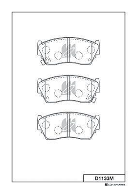 Колодки тормпер KASHIYAMA D1133M