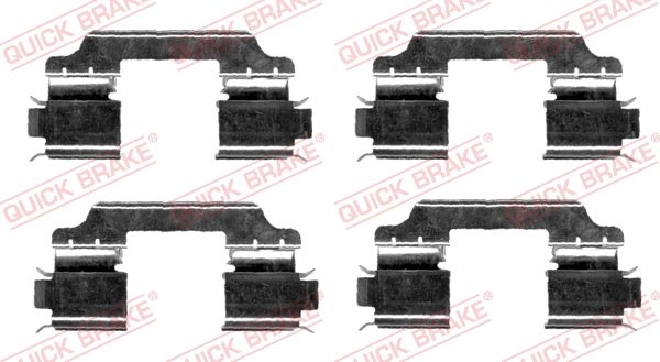 Ремкомплект тормозных колодок QUICK BRAKE 1091654