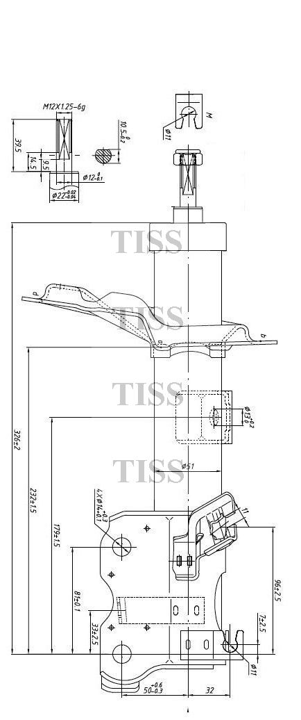 Стойка JAS0124 передняя правая Teana/Cefiro J31 03-08 JD JAS0124