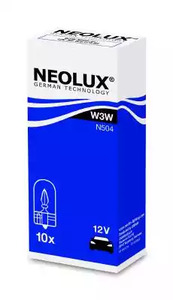 ЛАМПА 3W 12V W21X95D 5XFS10 NEOLX W3W (СКЛАДНАЯ NEOLUX N504