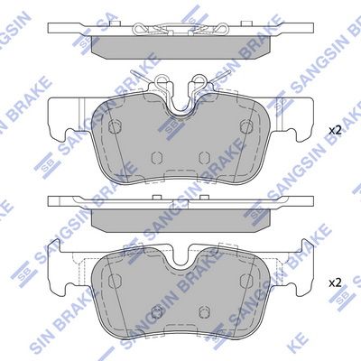 Колодки тормозные SANGSIN SP4066