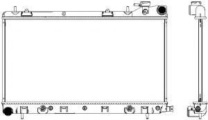Радиатор SAKURA 34211008
