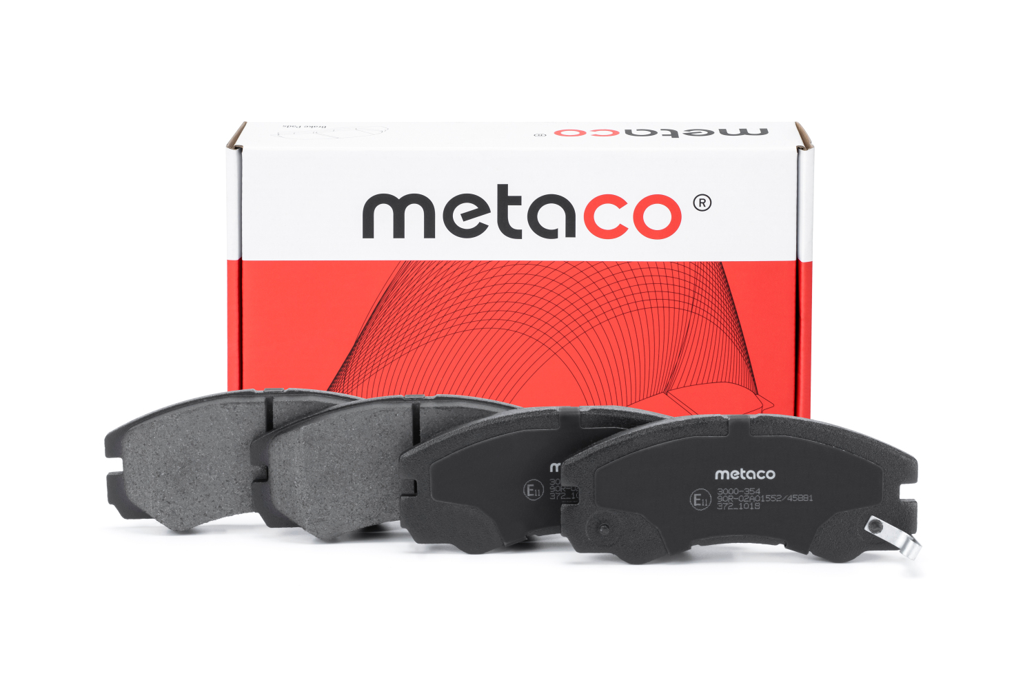 Колодки Тормозные Передние Комплект METACO арт 3000354 METACO 3000354