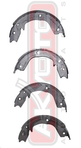 КОЛОДКИ ТОРМОЗНЫЕ БАРАБАННЫЕ ЗАДНИЕ AKYOTO AKS2004