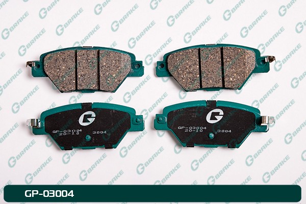 Колодки тормозные дисковые G-BRAKE GP03004