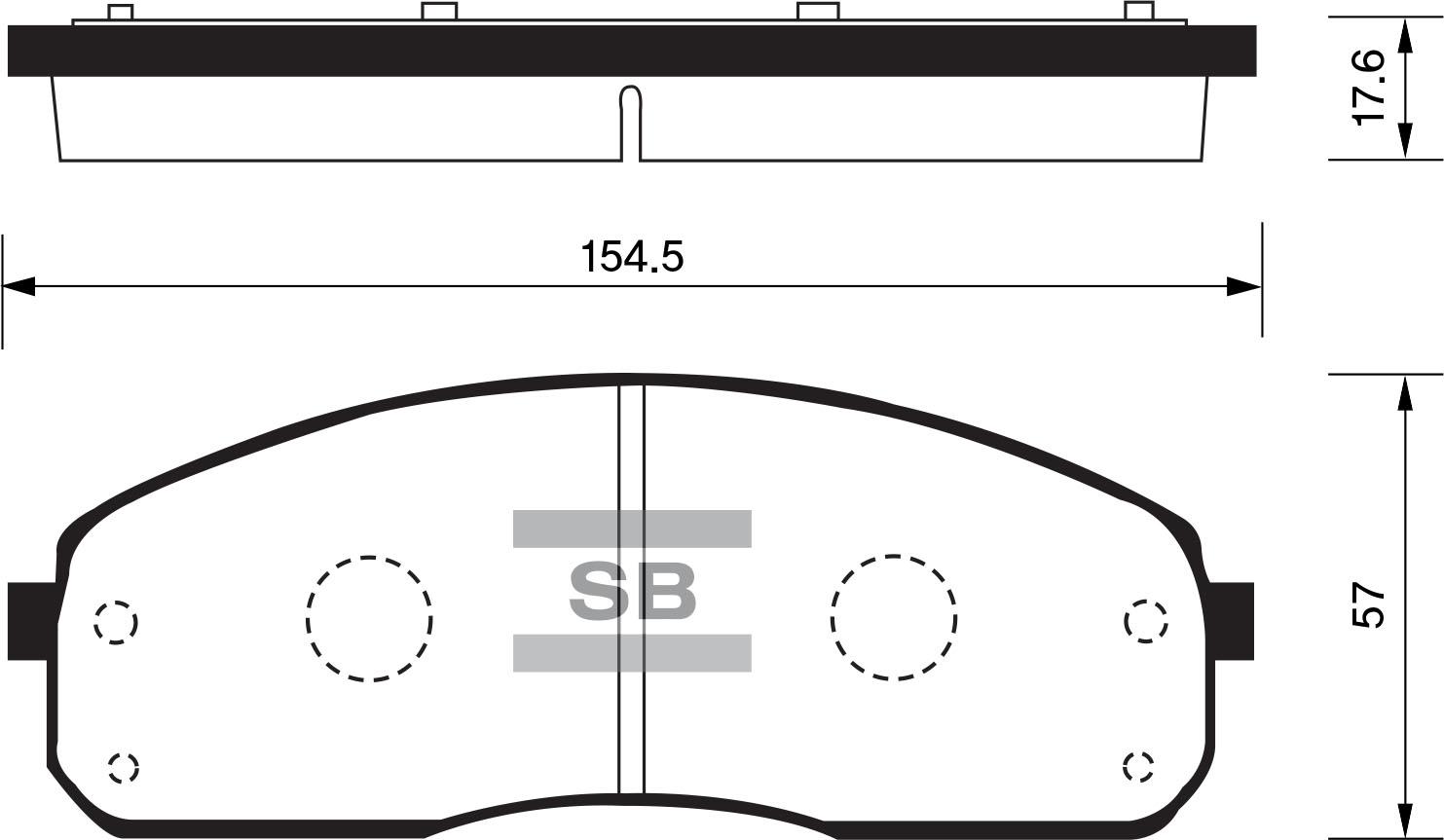 Колодки тормдисковые SANGSIN SP1175