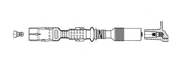 Провода свечные M112 A1121500218 (270мм) BREMI 197E27 A1121500218 BREMI 197E27