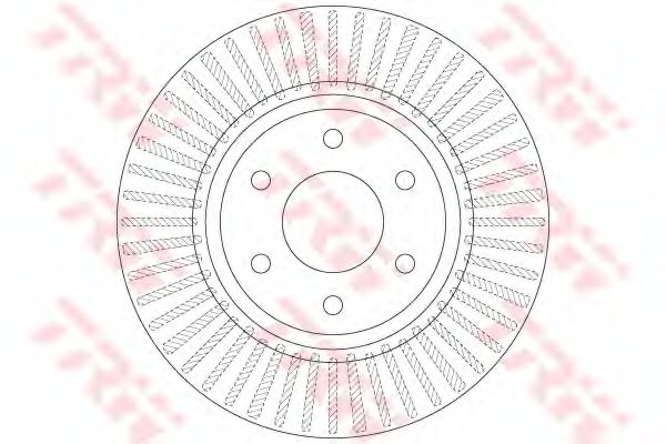 ДИСК ТОРМОЗНОЙ TRW DF6416
