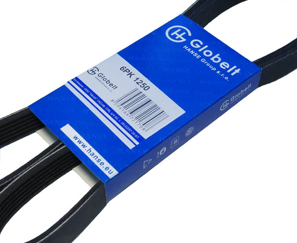 РЕМЕНЬ ПРИВОДНОЙ ПОЛИКЛИНОВОЙ GLOBELT 6PK1250