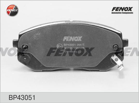 Колодки тормпер FENOX BP43051
