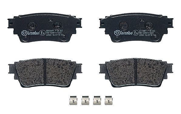 P 54 063_ Колодки Дисковые Задние Mitsubishi Eclipse Cross 17  /Outl BREMBO P54063