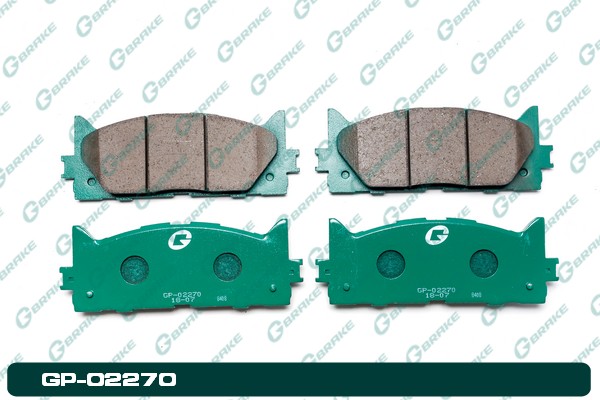 Колодки тормозные передние G-BRAKE GP-02270 G-BRAKE GP02270