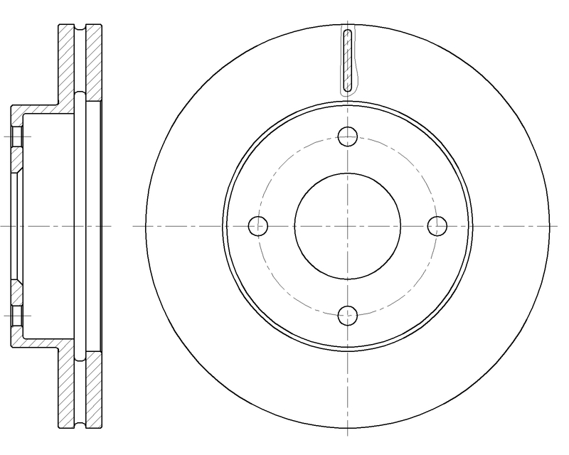 Диск тормозной вентилируемый G-BRAKE GR20937
