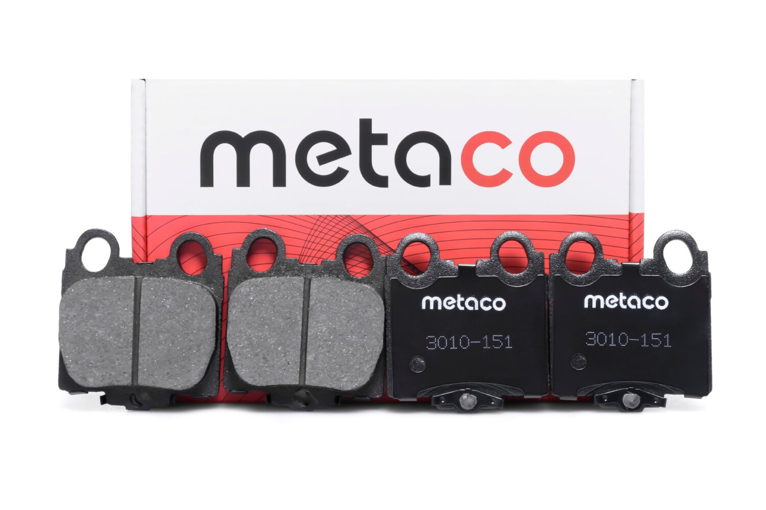 Колодки тормозные задние дисковые (комплект) METACO 3010151