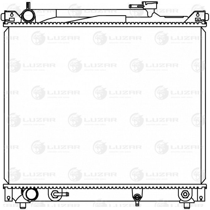 Радиатор Охл Для Ам Suzuki Grand Vitara (98-) 20I25I MA (Lrc 241 LUZAR LRC24145