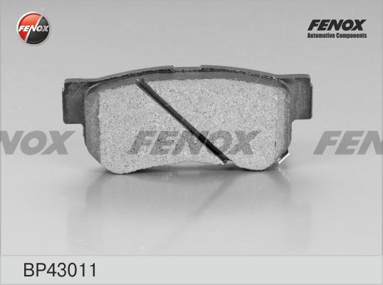 Колодки тормзад FENOX BP43011