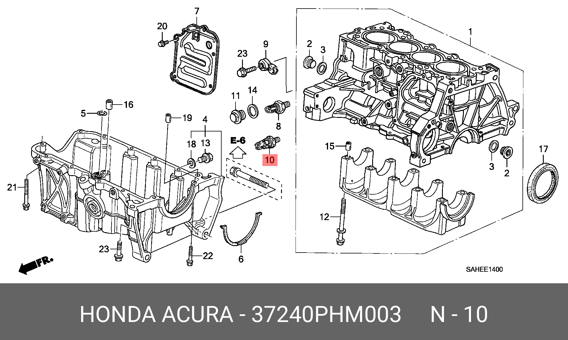 датчик давления масла L13A L15A Fit GD 37241-RNA-A01 37240-PHM-003 HONDA 37240PHM003