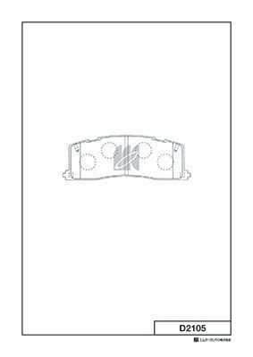 Колодки тормзад KASHIYAMA D2105