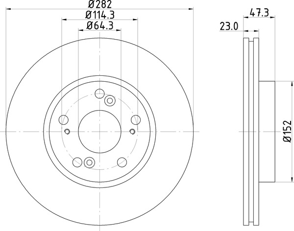 Тормозной диск NISSHINBO ND8024K