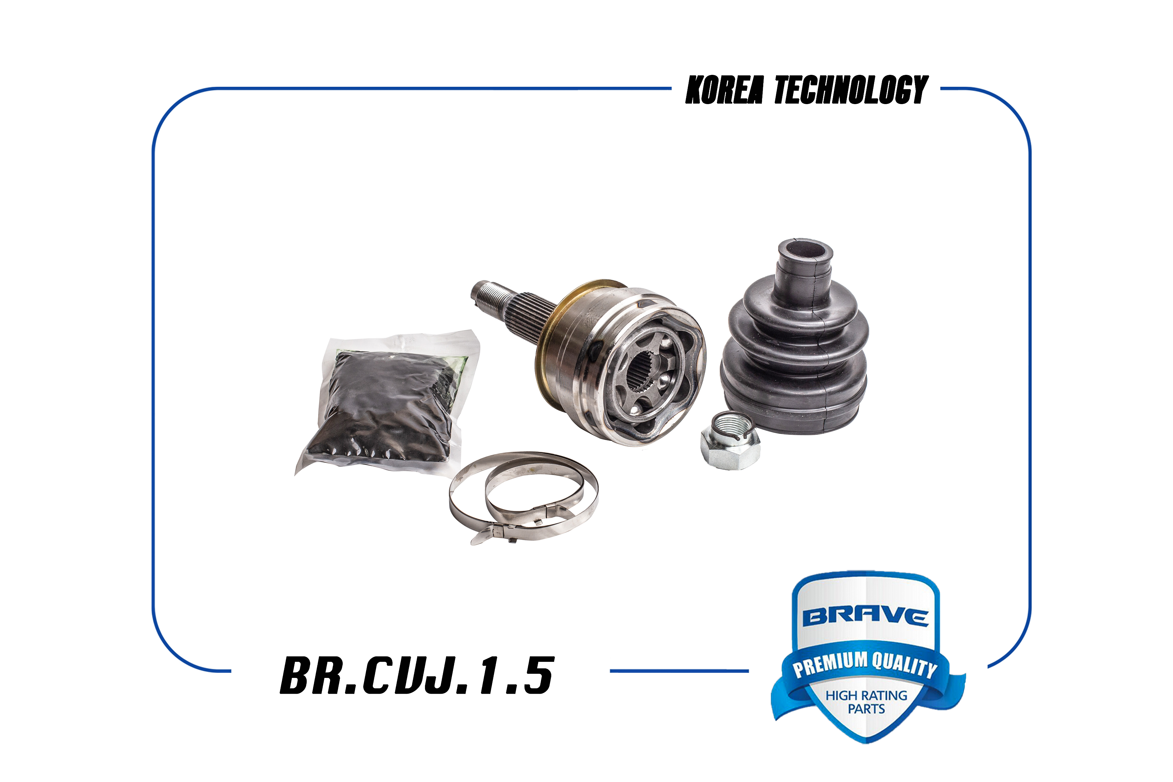 Шрус внешний 96257802 BRCVJ15 Nexia DOHC BRAVE BRCVJ15