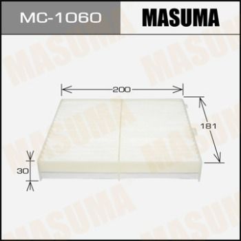 Воздушный фильтр Салонный AC-937E Masuma (140) MASUMA MC1060