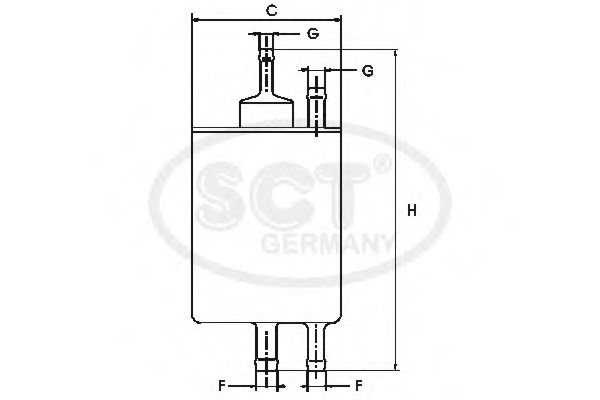 ФИЛЬТР ТОПЛИВНЫЙ SCT GERMANY ST711